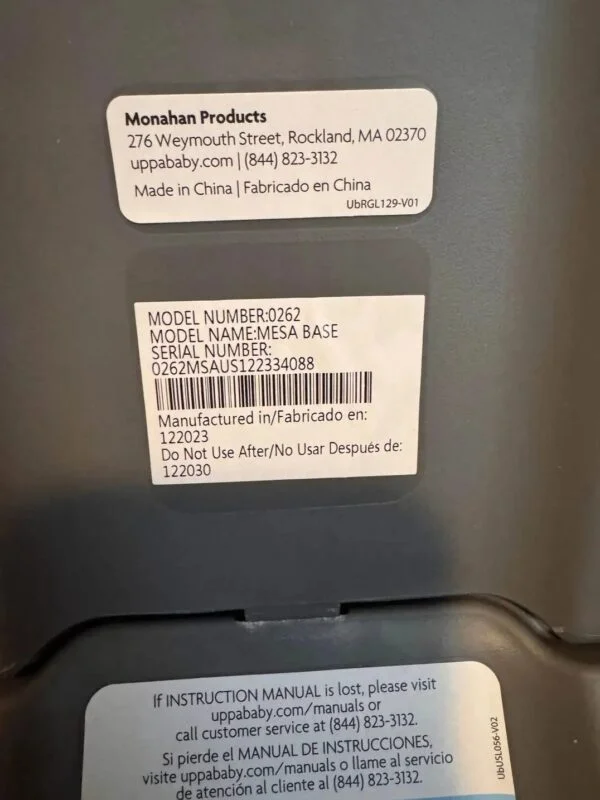 Mesa V2 Car Seat Manifested Pallets – noCRA