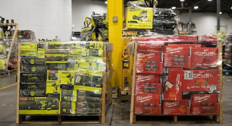 Home Depot Tool Pallets