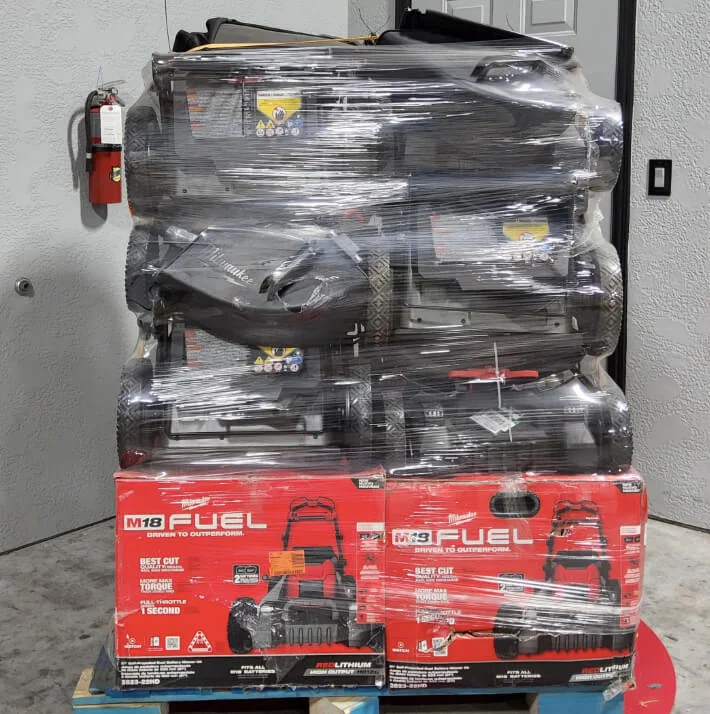 MILWAUKEE MOWERS PALLET (NO BATTERIES)