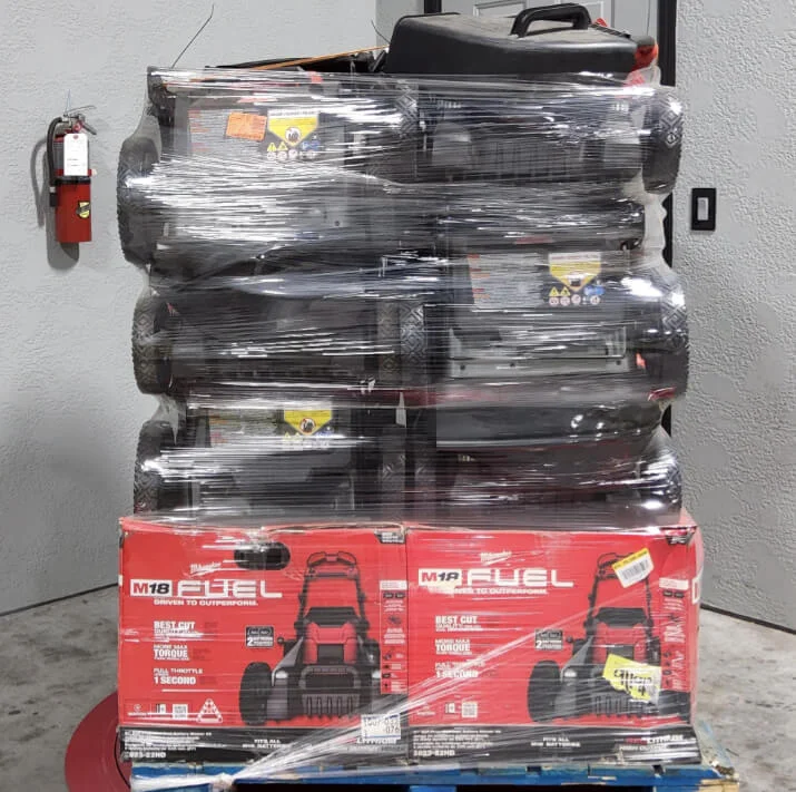 MILWAUKEE MOWERS PALLET (NO BATTERIES)